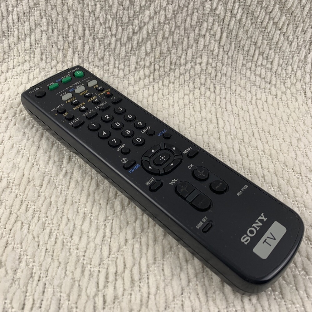 SONY RM-Y136 TV Remote Control unit Tested! Genuine OEM part Replacement Black‎